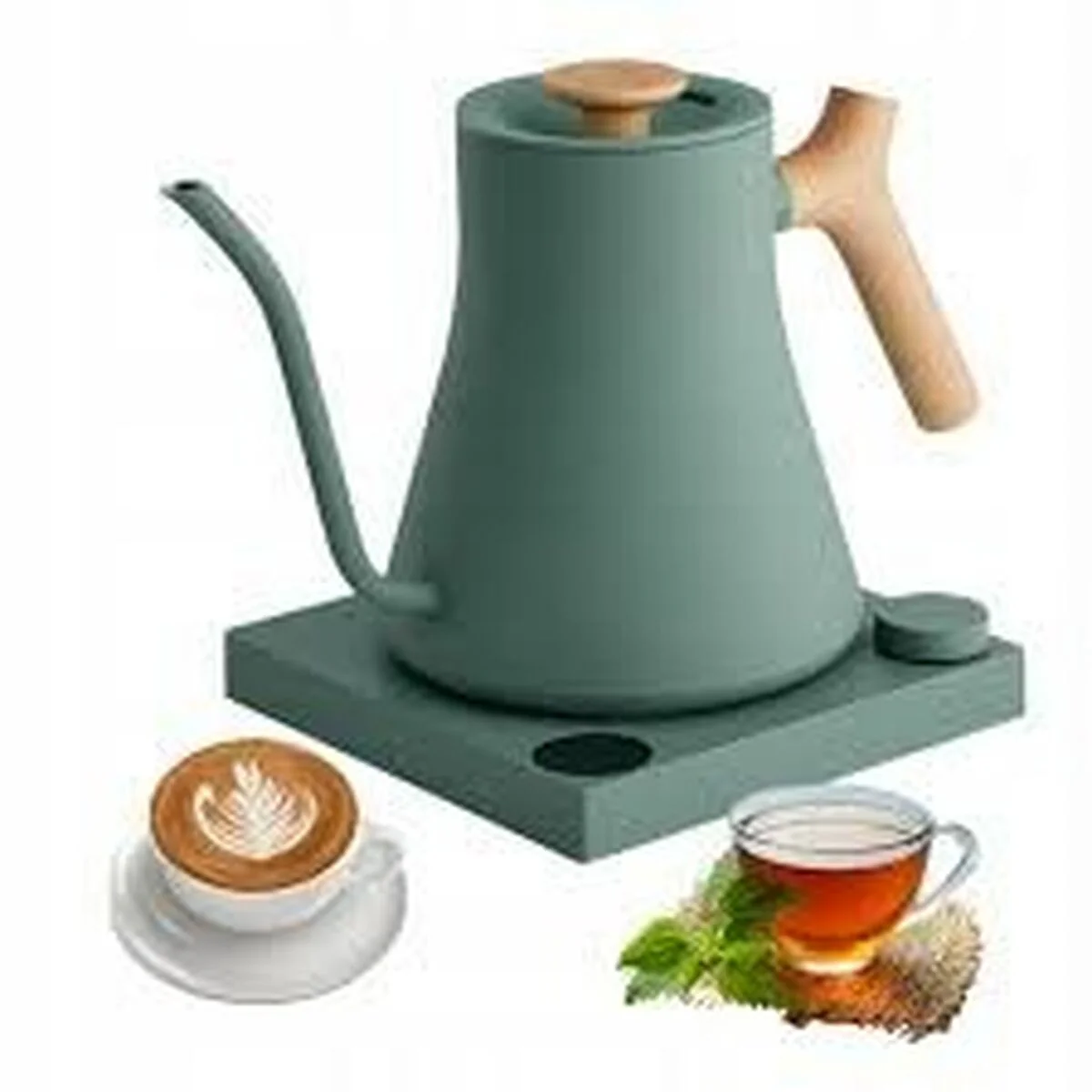 Bollitore Fellow Verde Legno Acciaio inossidabile 900 ml - Image 6