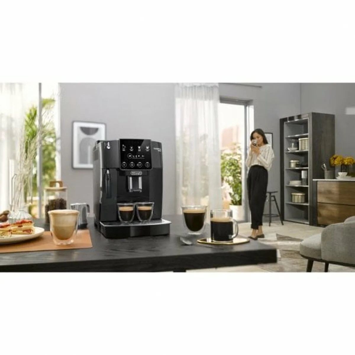 Caffettiera superautomatica DeLonghi ECAM220.22.GB Nero Grigio 1450 W 15 bar 250 g 1,8 L - Image 5