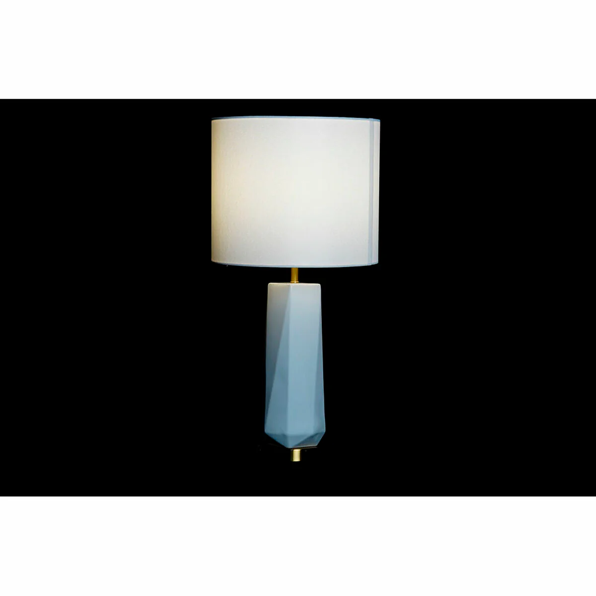 Lampada da tavolo DKD Home Decor 8424001847242 33 x 33 x 67 cm Ceramica Dorato Metallo Bianco 220 V 50 W - Image 4