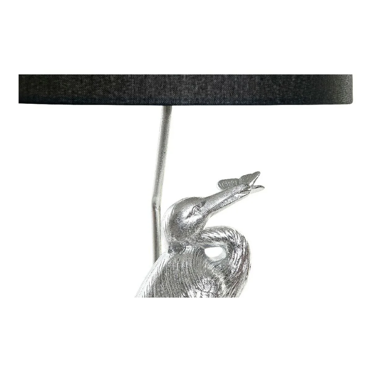 Lampada da tavolo DKD Home Decor Nero Argento Poliestere Acrilico Resina 220 V 60 W (33 x 33 x 74 cm) - Image 3